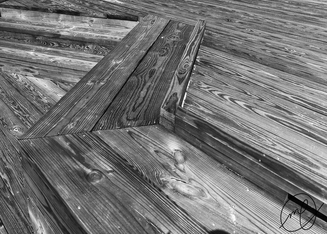 Chevron, 2023. Assateague Island, Maryland. iPhone X.